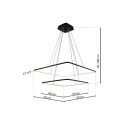 MiLagro ML518 NIX BLACK LED eleganckie oświetlenie