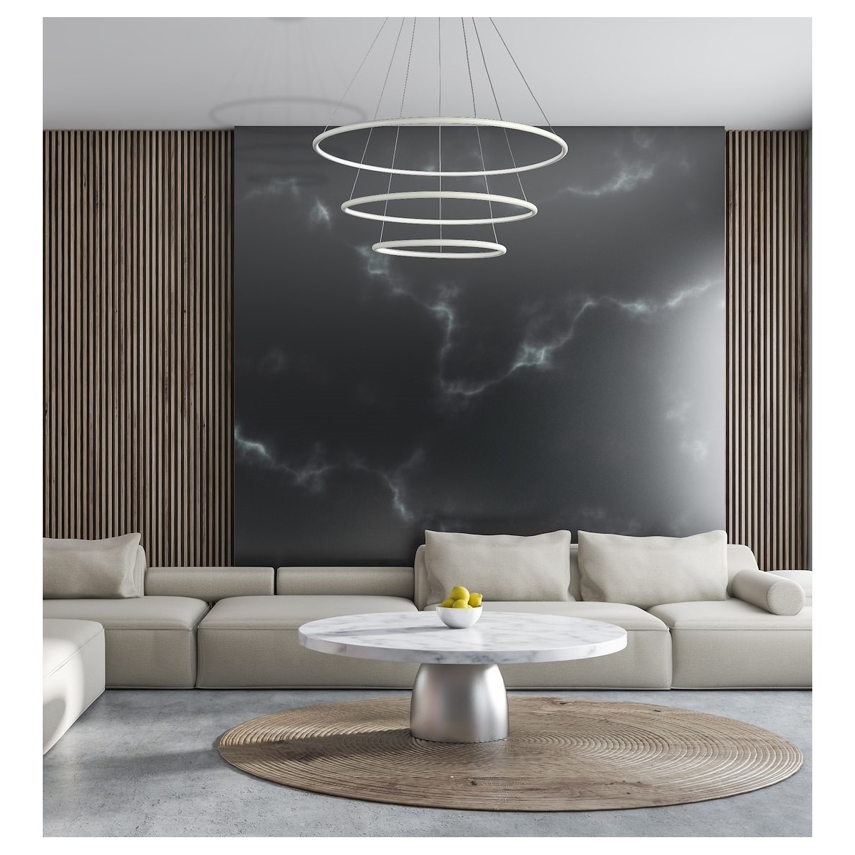 MiLagro Lampa Wisząca Orion Biały 99W LED ML503