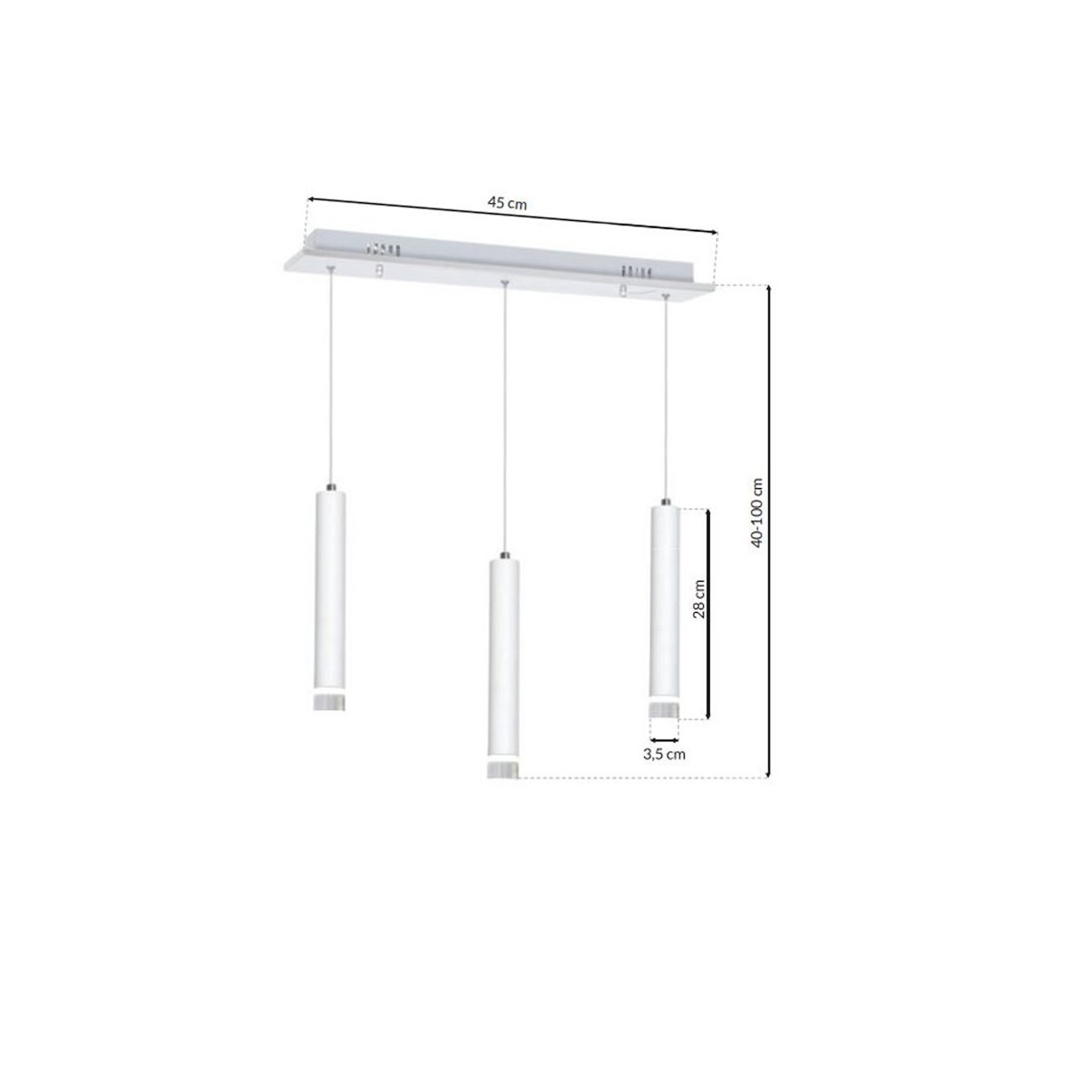 MiLagro ML189 ALBA LED designerskie lampy LED
