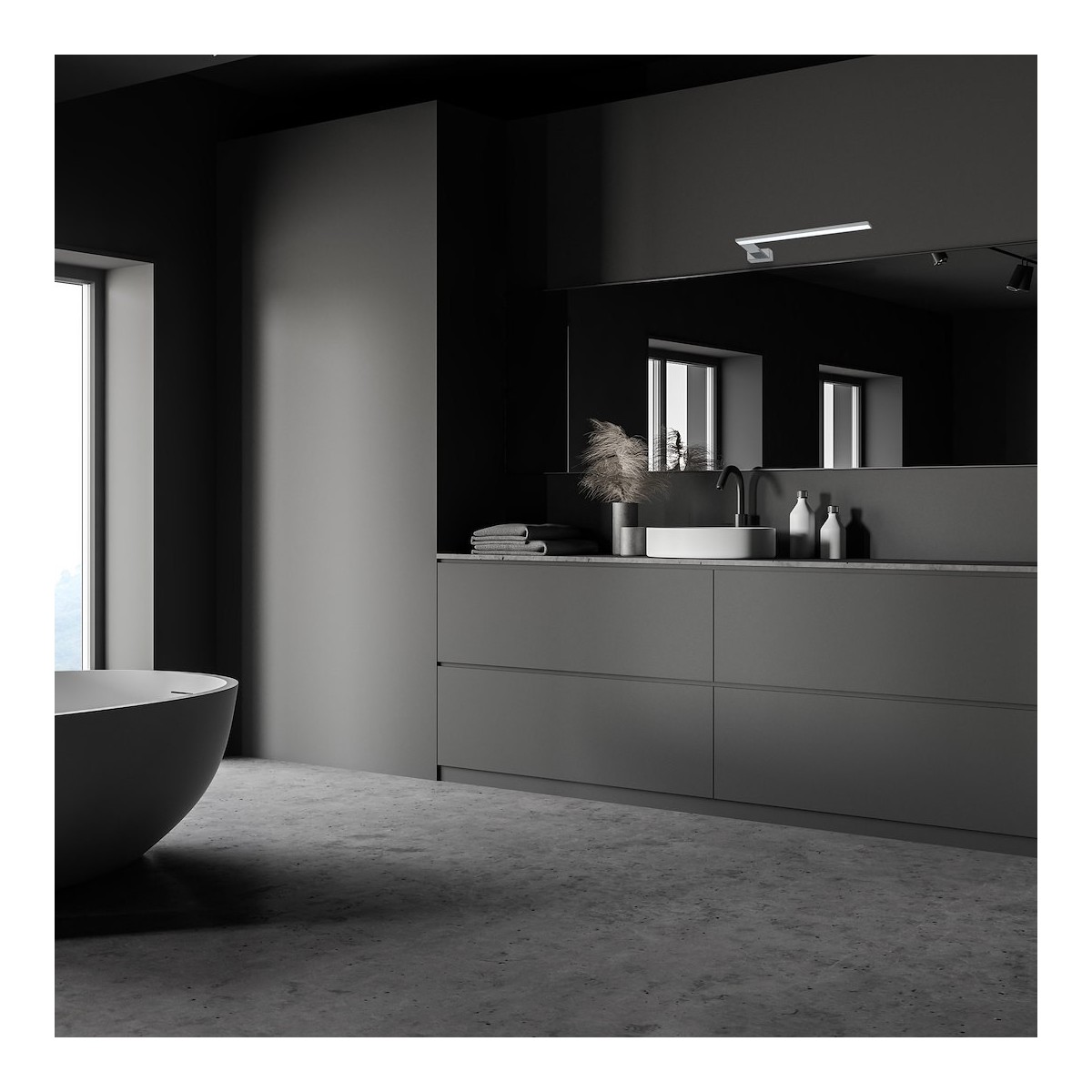 MiLagro Kinkiet SHINE CHROME 45cm 11W LED ML588