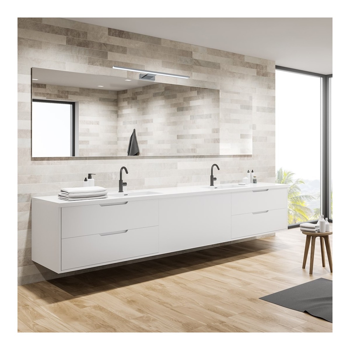 MiLagro Kinkiet SHINE CHROME 60cm 13,8W LED ML589