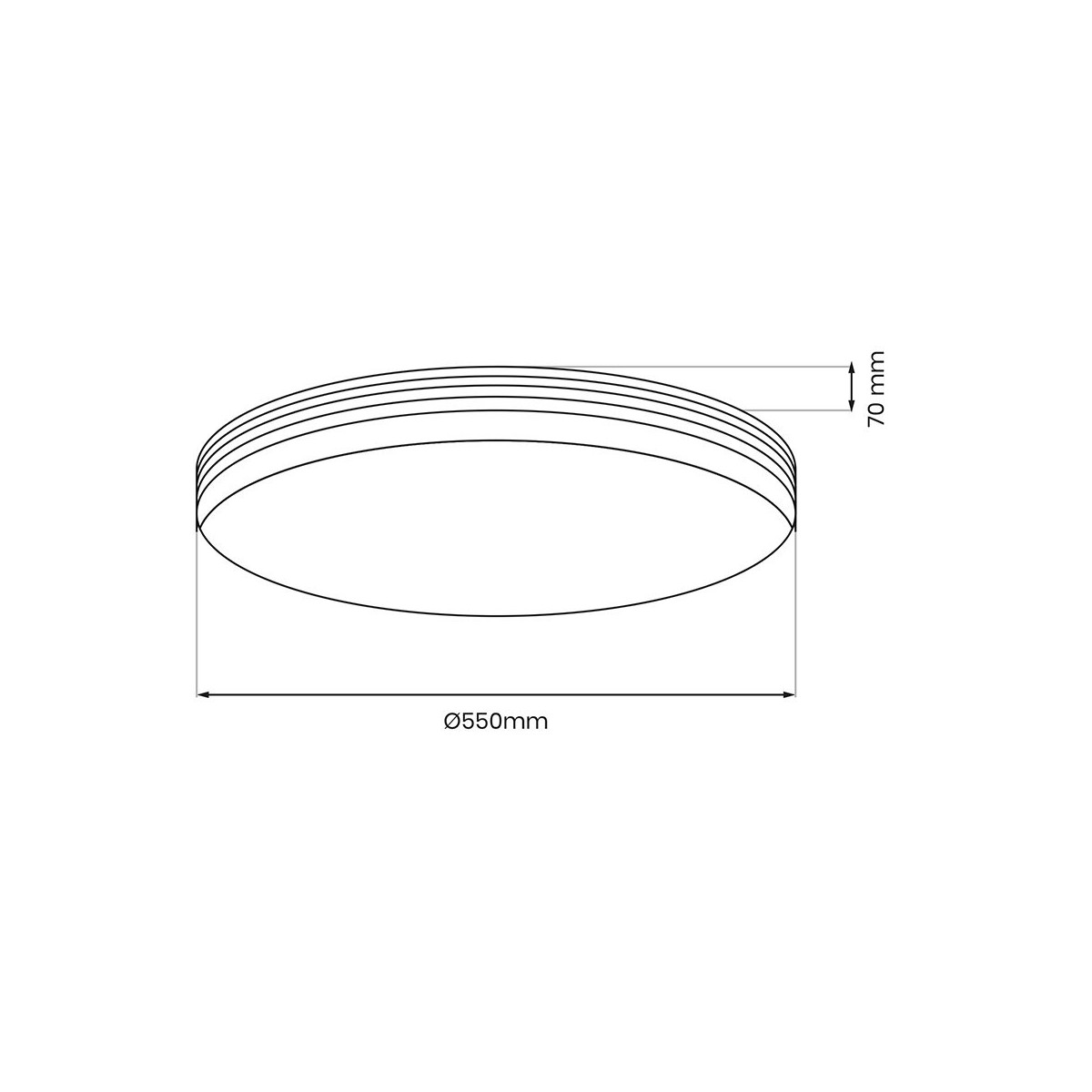 MiLagro ML263 SIENA plafon LED z pilotem unikalne oświetlenie