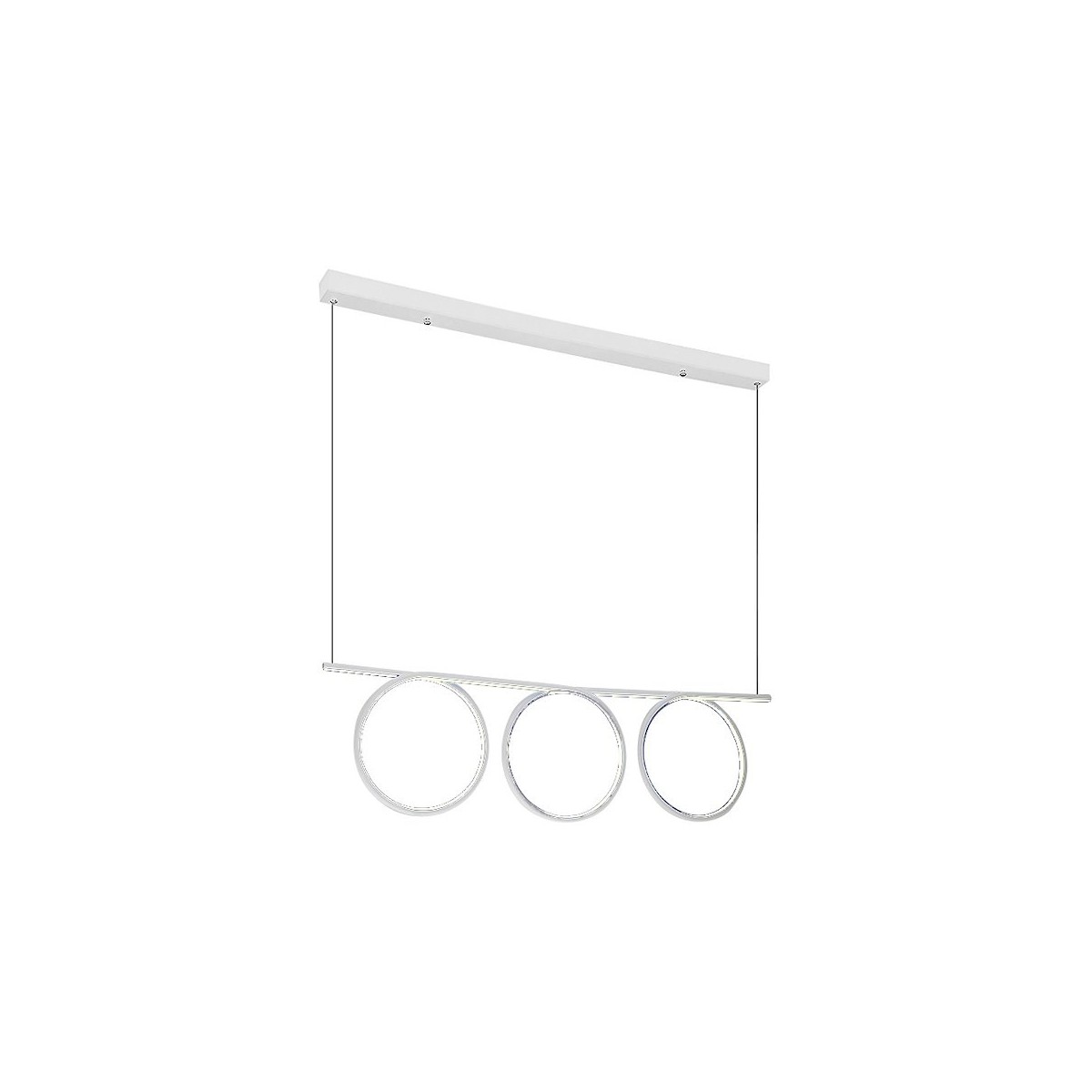 MiLagro Lampa Wisząca Loop Biały 60W LED ML521