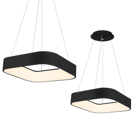 MiLagro LAMPA WISZĄCA ASTRO BLACK 40W LED 3000K-4000K ML570