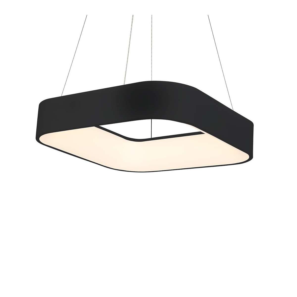 MiLagro LAMPA WISZĄCA ASTRO BLACK 40W LED 3000K-4000K ML570