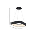 MiLagro LAMPA WISZĄCA ASTRO BLACK 40W LED 3000K-4000K ML570