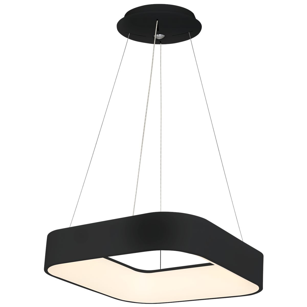 MiLagro LAMPA WISZĄCA ASTRO BLACK 40W LED 3000K-4000K ML570