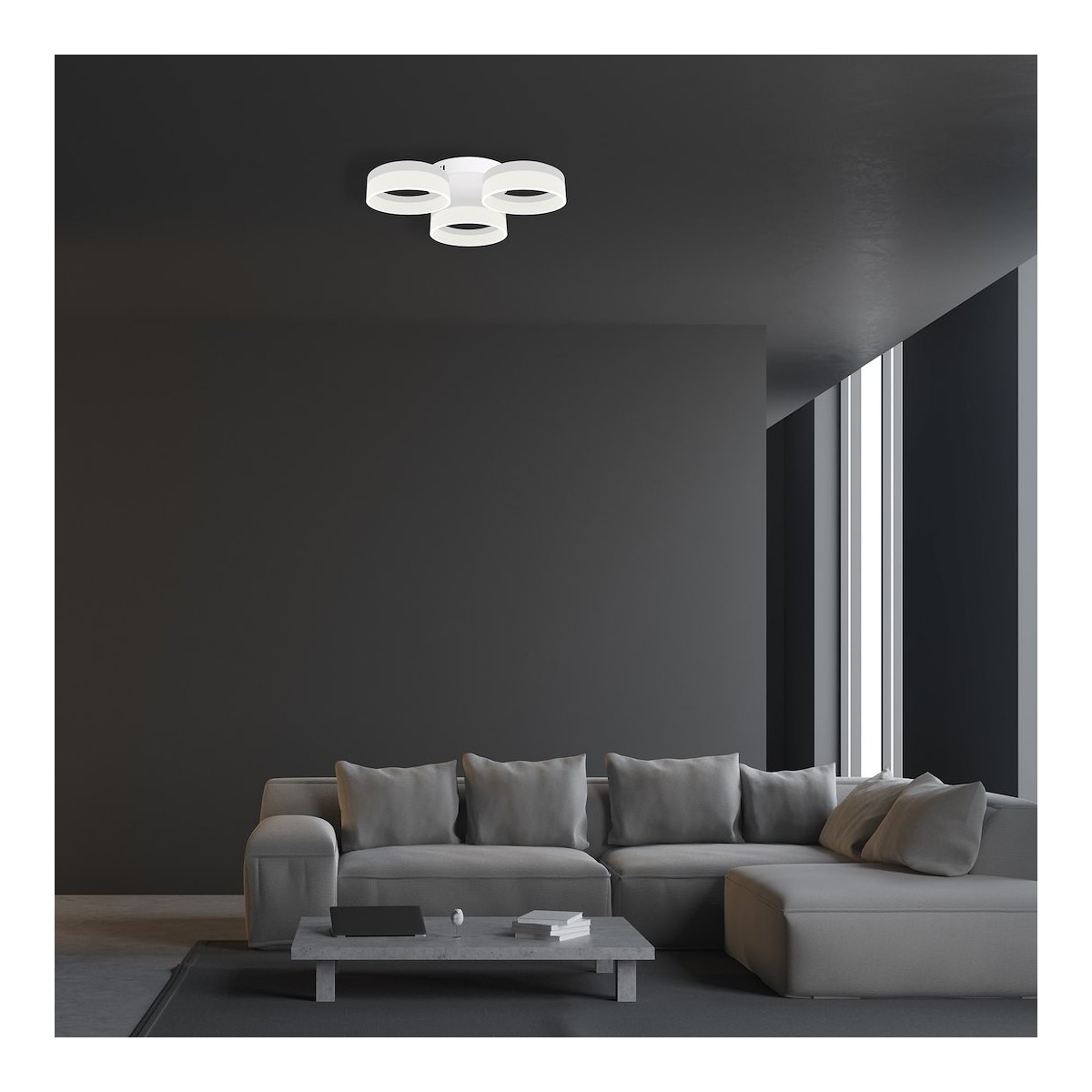 MiLagro LAMPA SUFITOWA RING 36W LED ML166