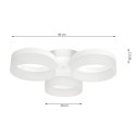 MiLagro LAMPA SUFITOWA RING 36W LED ML166
