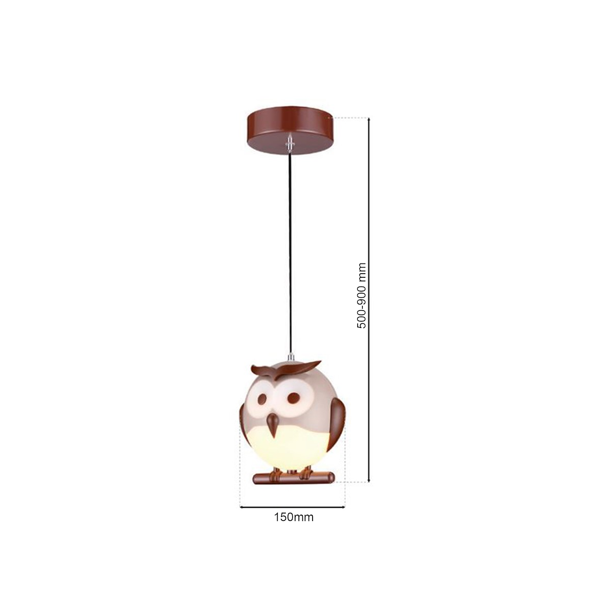 MiLagro LAMPA WISZĄCA OWL 1XE14 LED ML243
