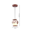 MiLagro LAMPA WISZĄCA OWL 1XE14 LED ML243