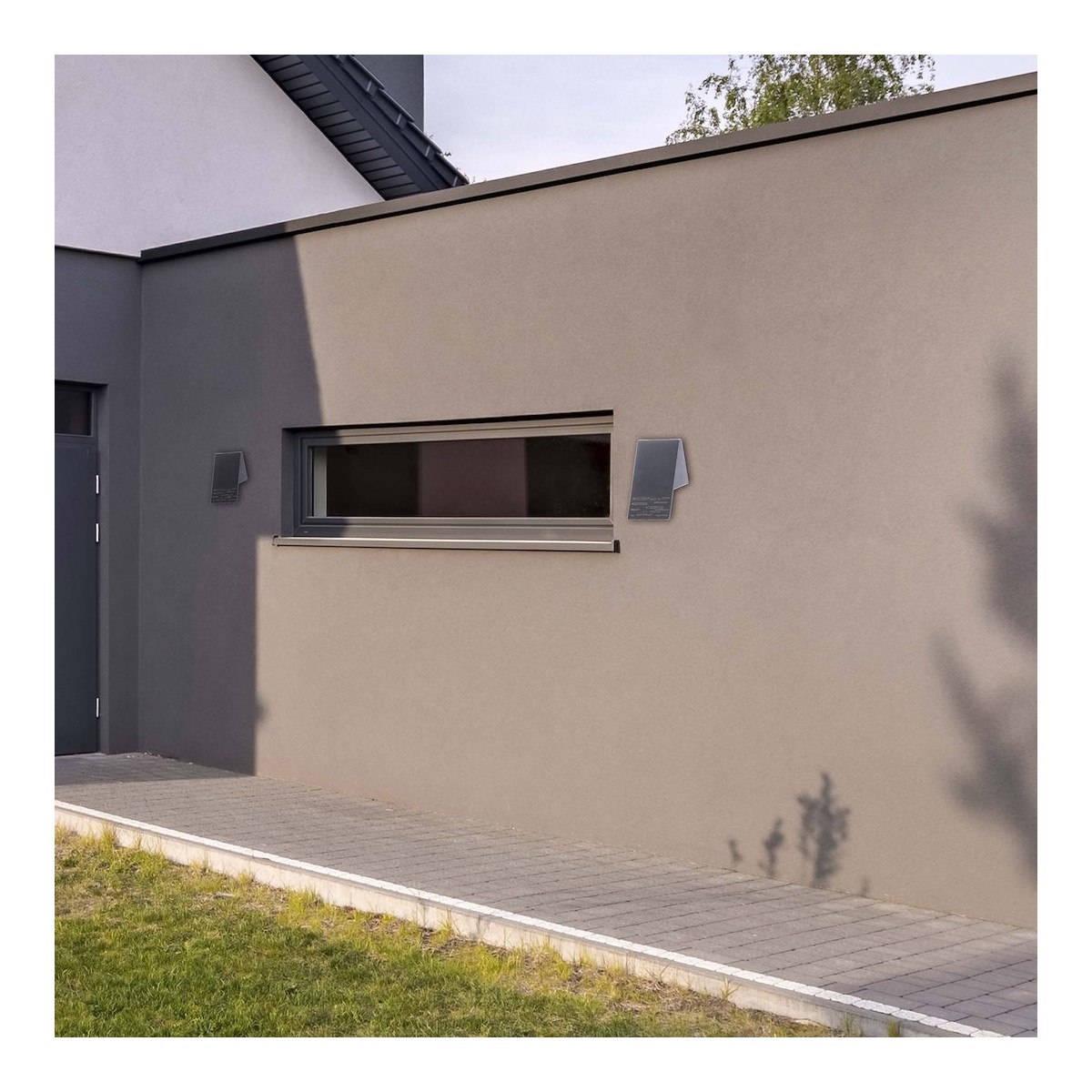 MiLagro ML099 LINE szara lampa elewacyjna wyjątkowa iluminacja