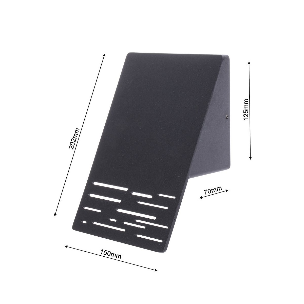 MiLagro ML099 LINE szara lampa elewacyjna wyjątkowa iluminacja
