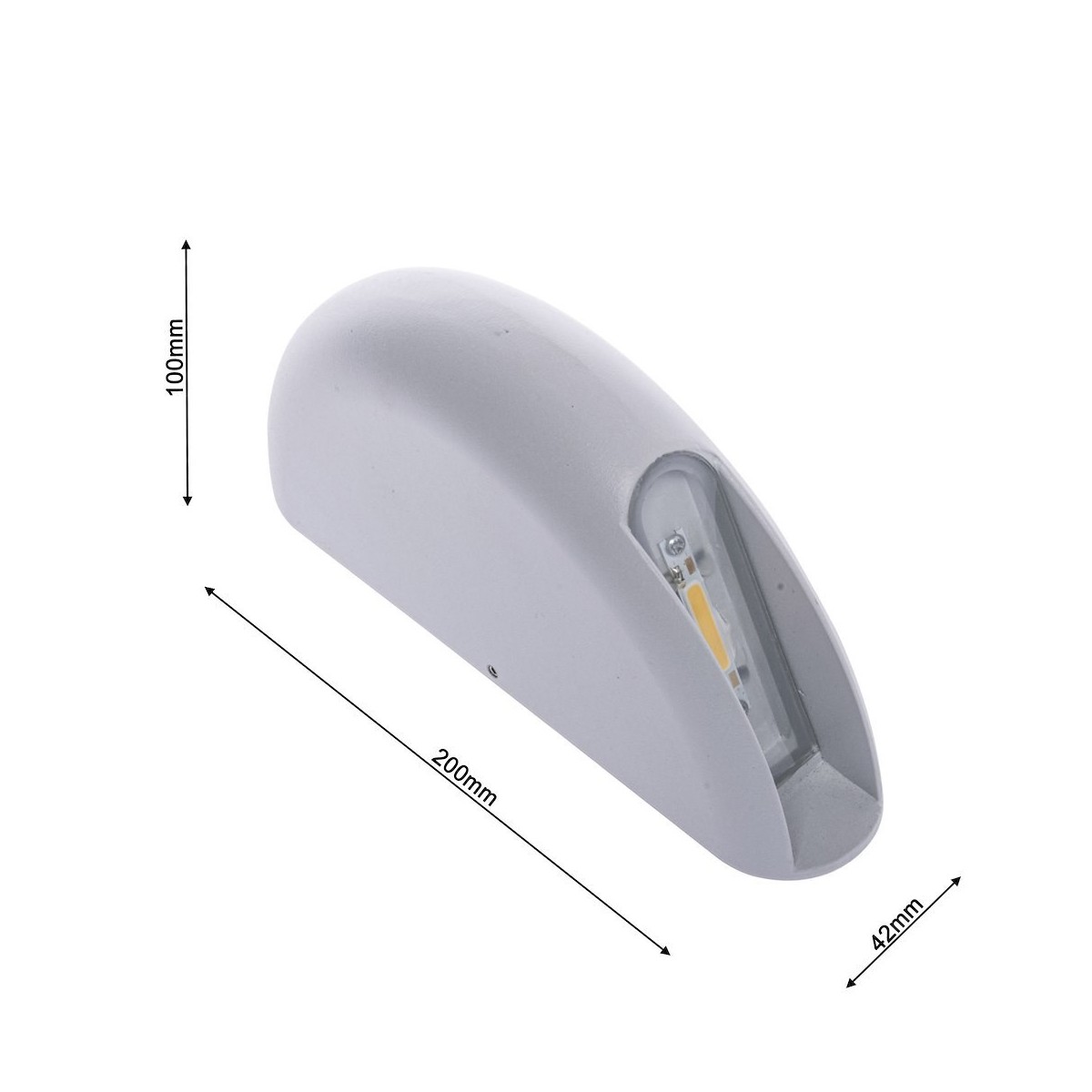 MiLagro ML088 WALL lampa elewacyjna LED dekoracyjne oświetlenie