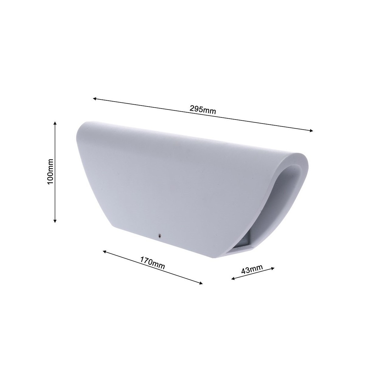 MiLagro ML092 BRICK oprawa elewacyjna LED eleganckie oświetlenie