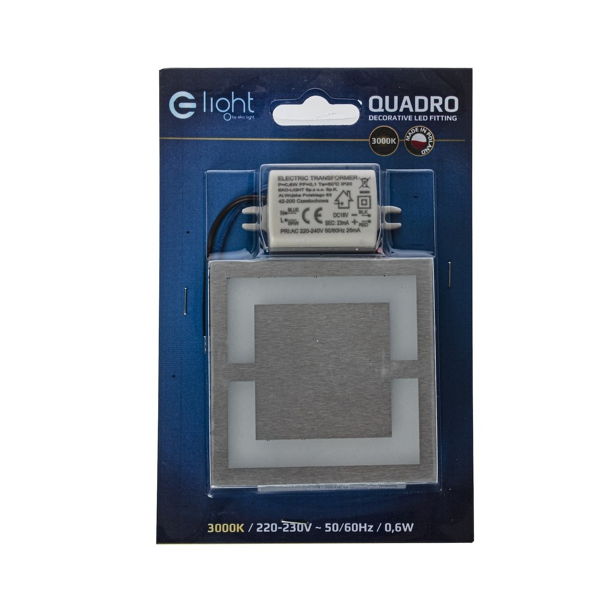 MiLagro EKS0927 QUADRO LED 3000K oryginalne źródło światła