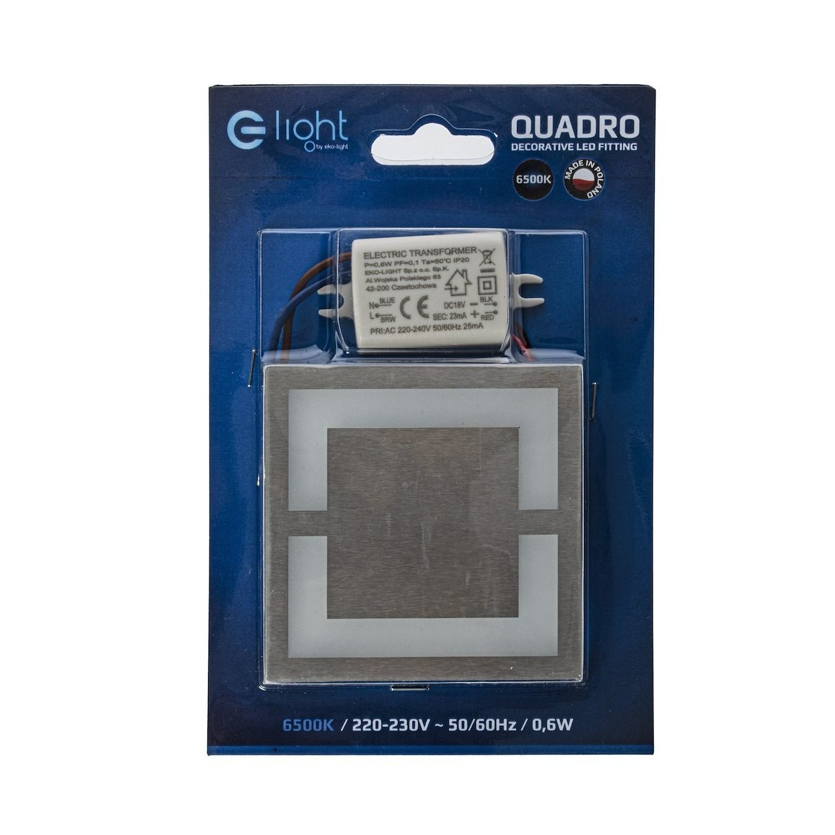 MiLagro QUADRO Barwa Zimna 6500K EKS0965