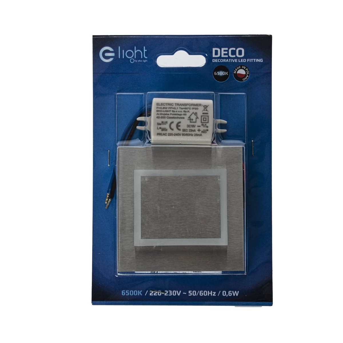 MiLagro EKS4444 DECO schodowa LED 6500K nietuzinkowe oświetlenie