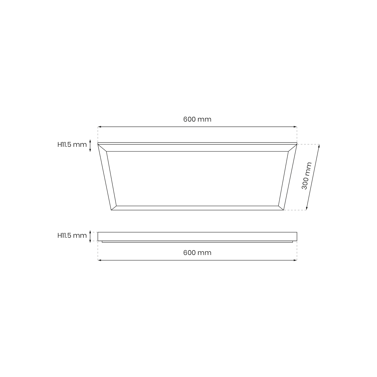 MiLagro PANEL LED 30x60 - 24W EKP1812