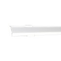 MiLagro PROFIL ALUMINIOWY NAROŻNY BIAŁY TYP C 1m + KLOSZ MLECZNY EKPR9320