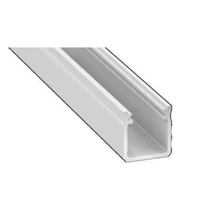 MiLagro PROFIL ALUMINIOWY BIAŁY TYP Y 1m + KLOSZ MLECZNY EKPR8767