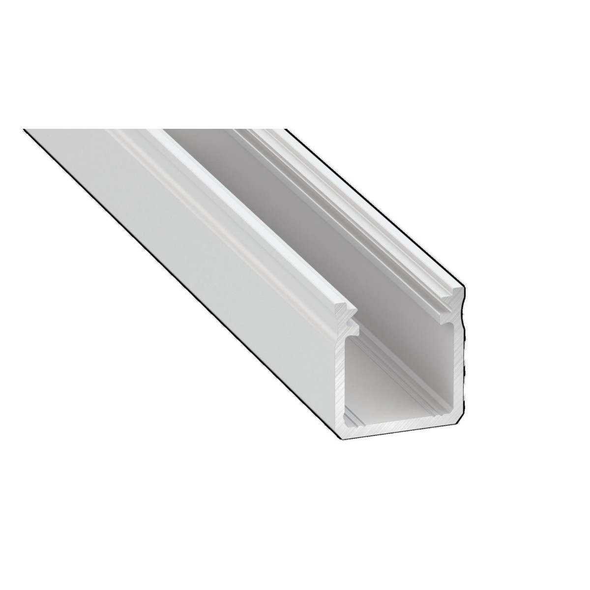 MiLagro PROFIL ALUMINIOWY BIAŁY TYP Y 1m + KLOSZ MLECZNY EKPR8767
