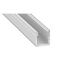 MiLagro PROFIL ALUMINIOWY BIAŁY TYP Y 1m + KLOSZ MLECZNY EKPR8767