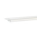 MiLagro PROFIL ALUMINIOWY BIAŁY TYP Z 1m + KLOSZ MLECZNY EKPR1041