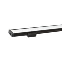 MiLagro PROFIL ALUMINIOWY CZARNY TYP D 1m + KLOSZ MLECZNY EKPR6398