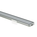 MiLagro PROFIL ALUMINIOWY SREBRNY TYP D 1m + KLOSZ MLECZNY EKPR6474