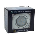 MiLagro EKZ2556 oczko GU10 białe eleganckie oświetlenie