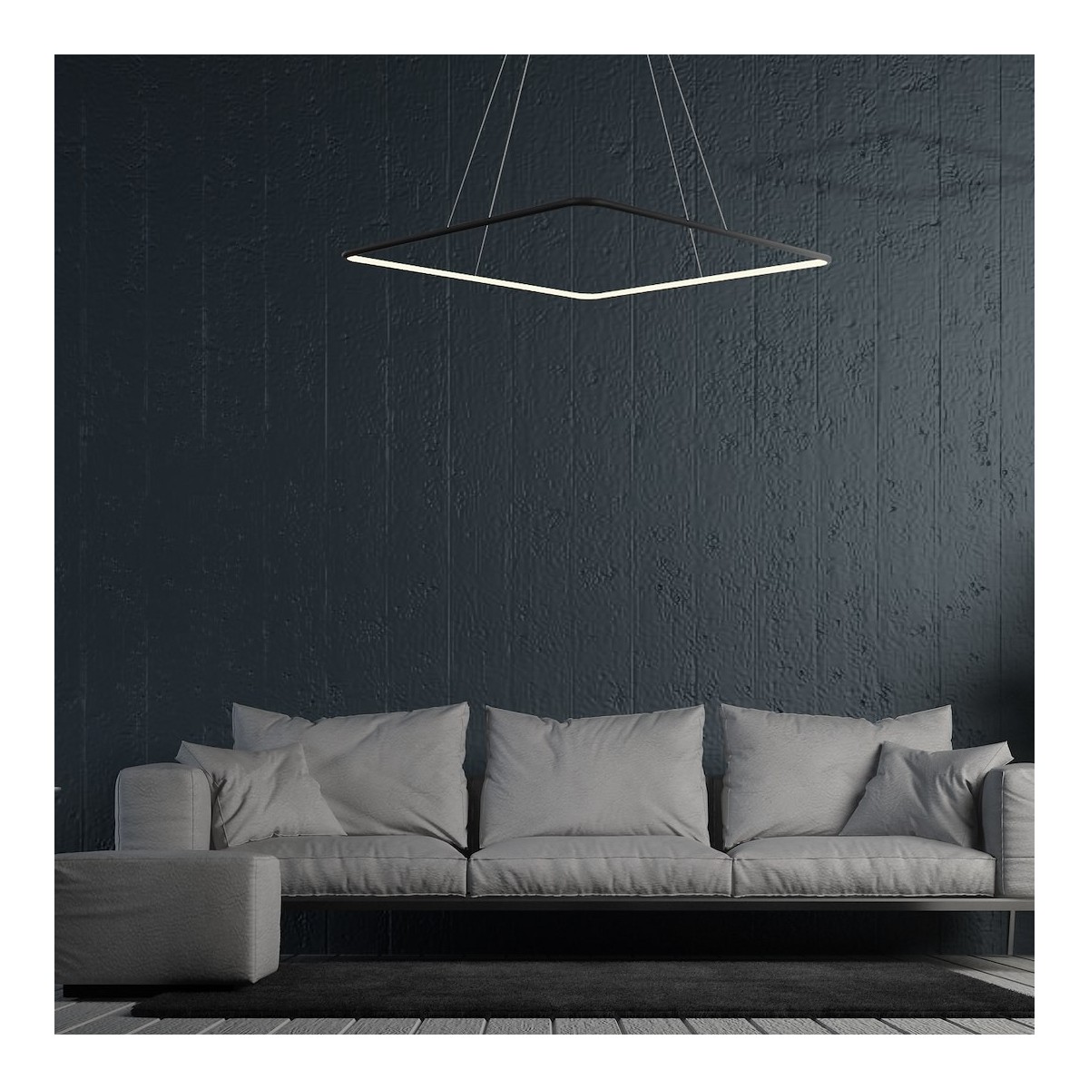 MiLagro LAMPA WISZĄCA NIX BLACK 25W LED ML517