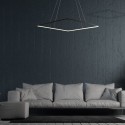 MiLagro LAMPA WISZĄCA NIX BLACK 25W LED ML517