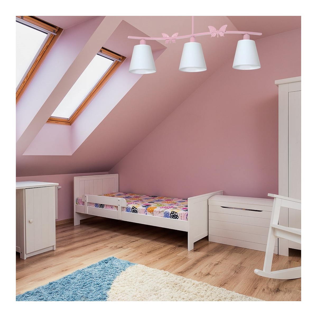 MiLagro MLP979 żyrandol ALICE PINK E14 dekoracyjne oświetlenie