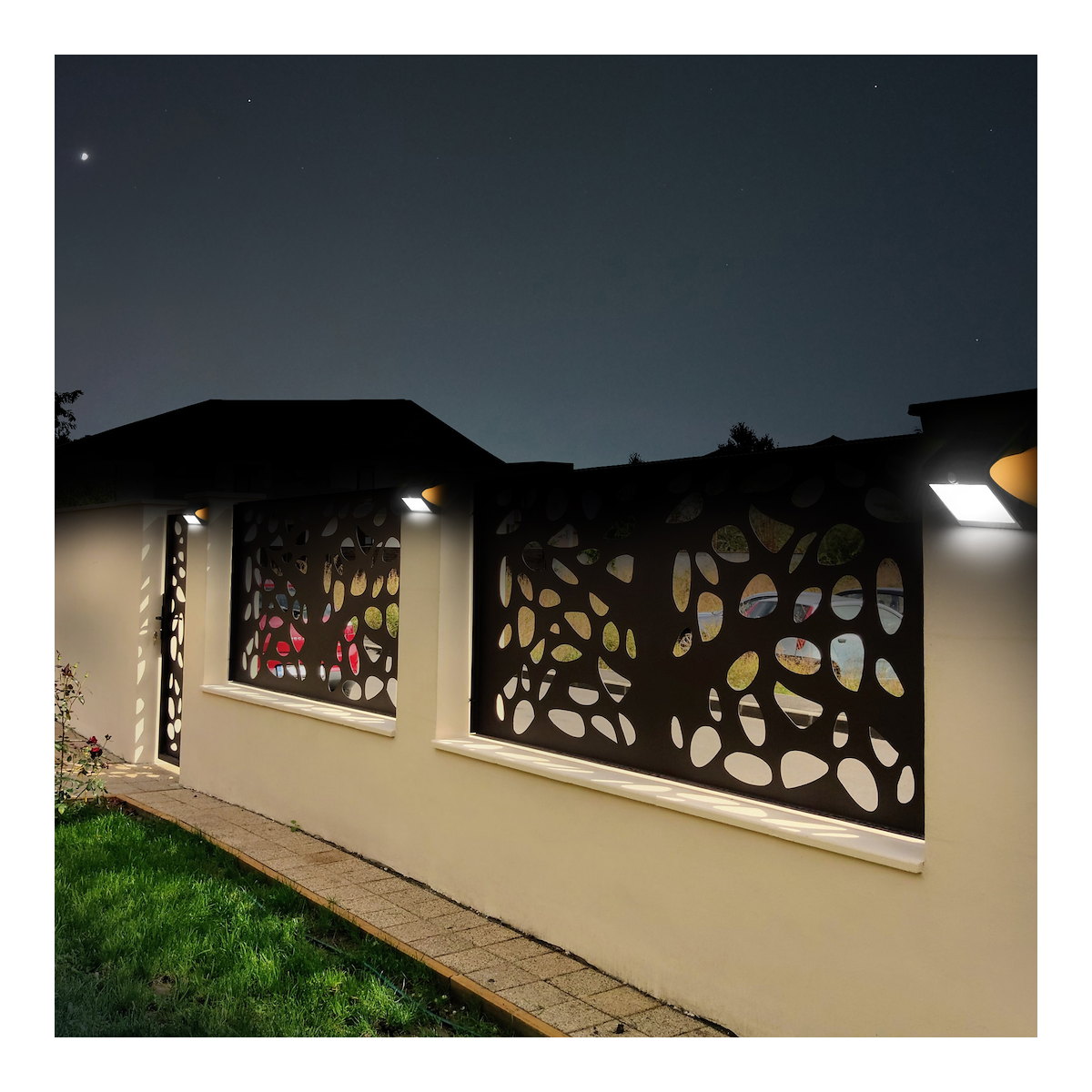MiLagro EKO8824 solarna lampa LED Butterfly wyjątkowy element aranżac
