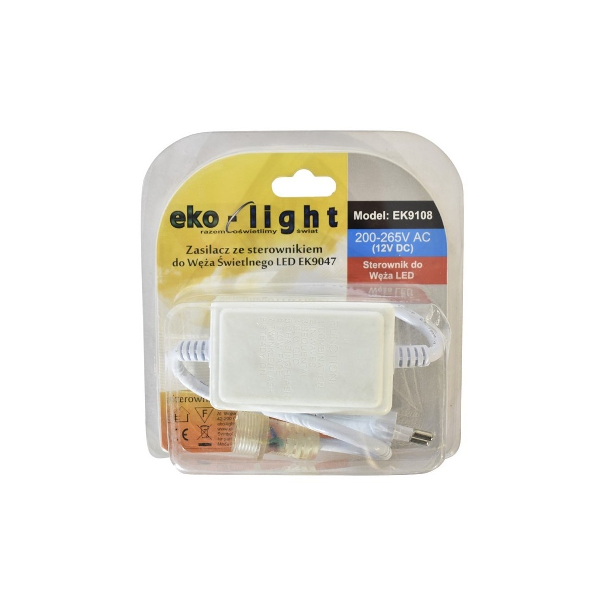 MiLagro EK9108 kabel do węża LED RGB oryginalne źródło światła