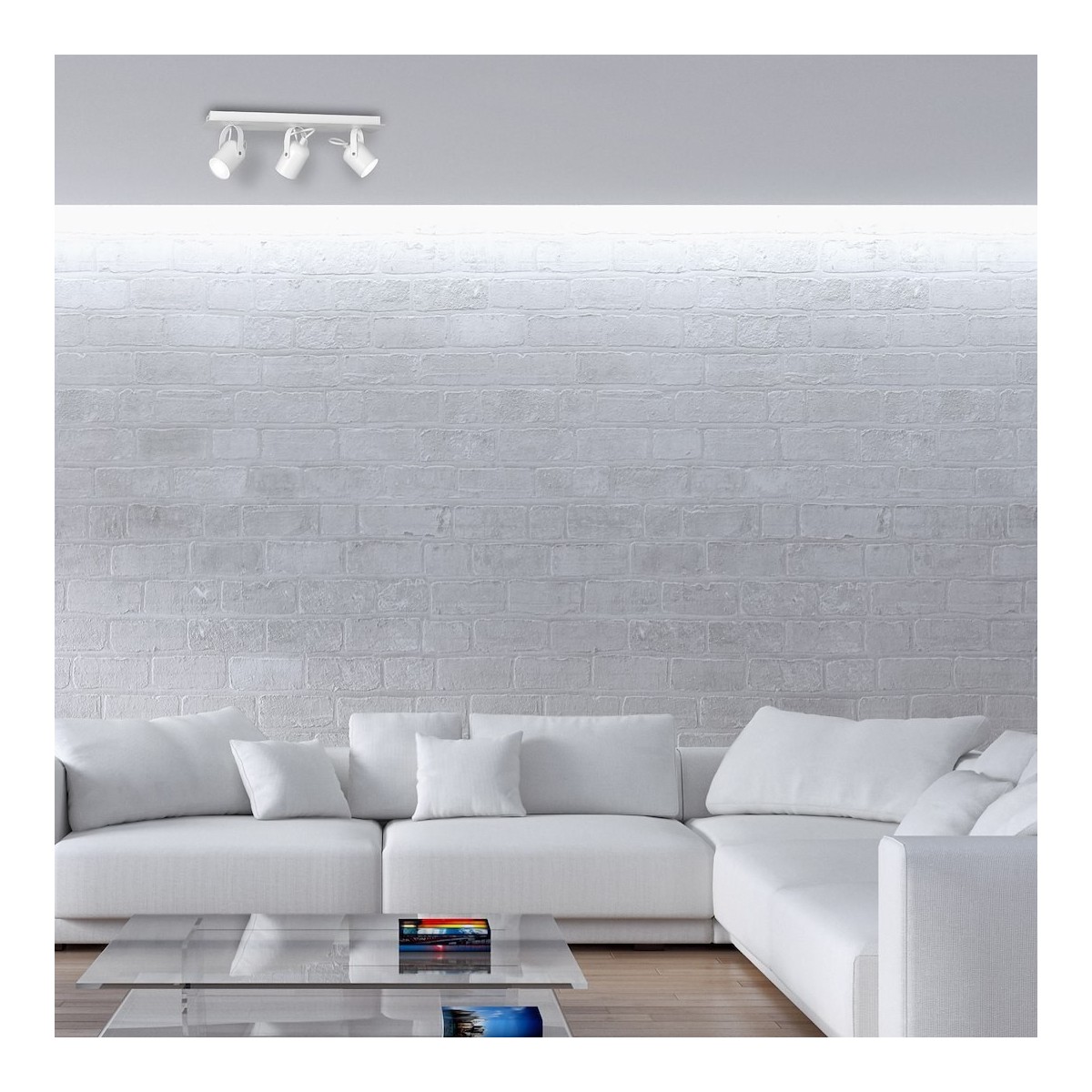 MiLagro MLP991 lampa sufitowa Pico White klimatyczne oświetlenie