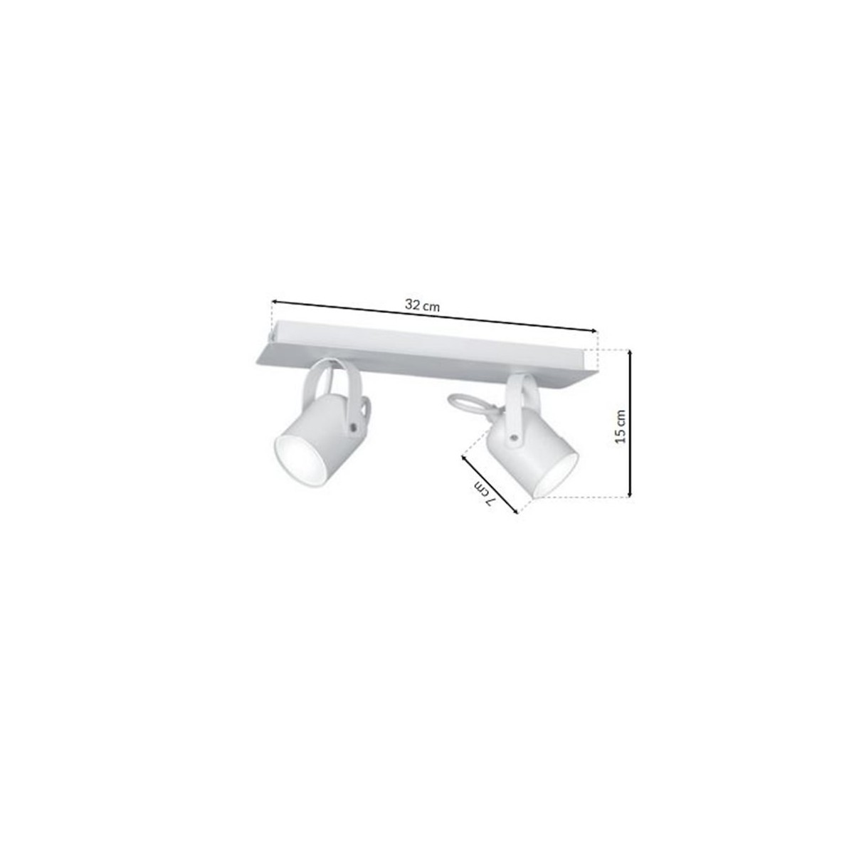MiLagro MLP990 lampa sufitowa Pico GU10 nietuzinkowe oświetlenie