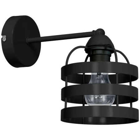 MiLagro Kinkiet LARS BLACK 1xE27 MLP797