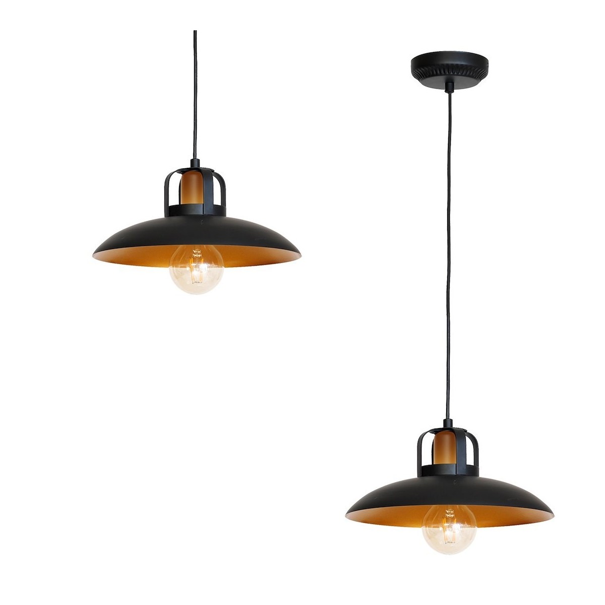 MiLagro MLP3682 lampa wisząca FELIX loft stylowe lampy sufitowe