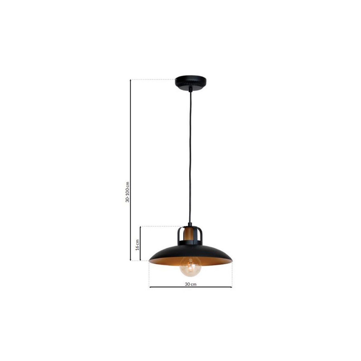 MiLagro MLP3682 lampa wisząca FELIX loft stylowe lampy sufitowe