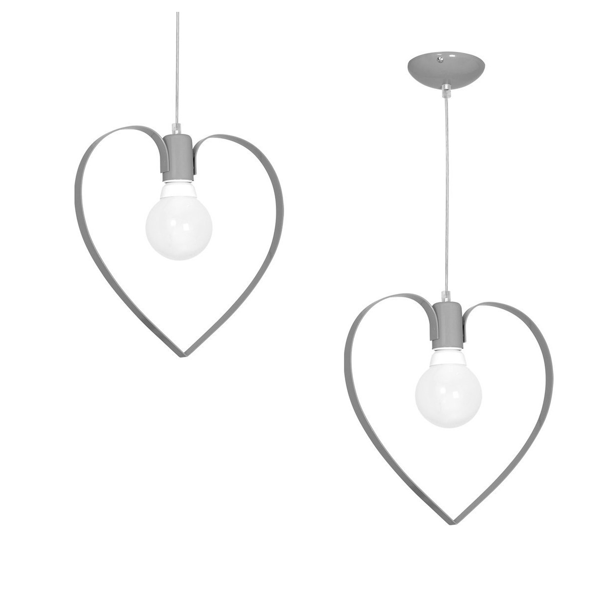 MiLagro MLP9822 lampa wisząca AMORE GREY premium oświetlenie