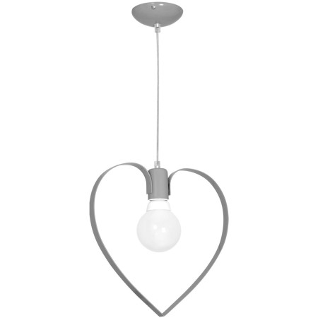 MiLagro Lampa wisząca AMORE GREY 1xE27 MLP9822