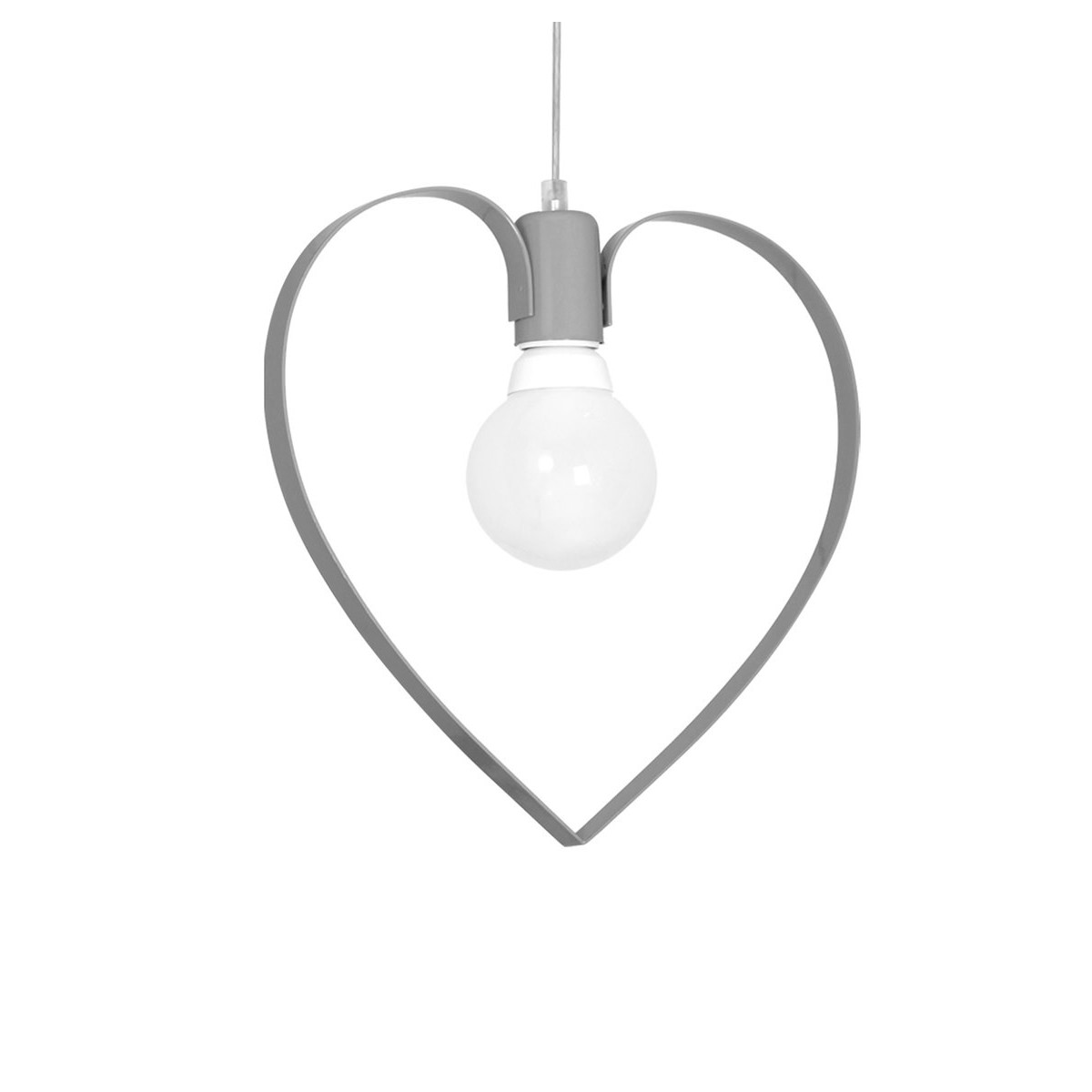 MiLagro Lampa wisząca AMORE GREY 1xE27 MLP9822