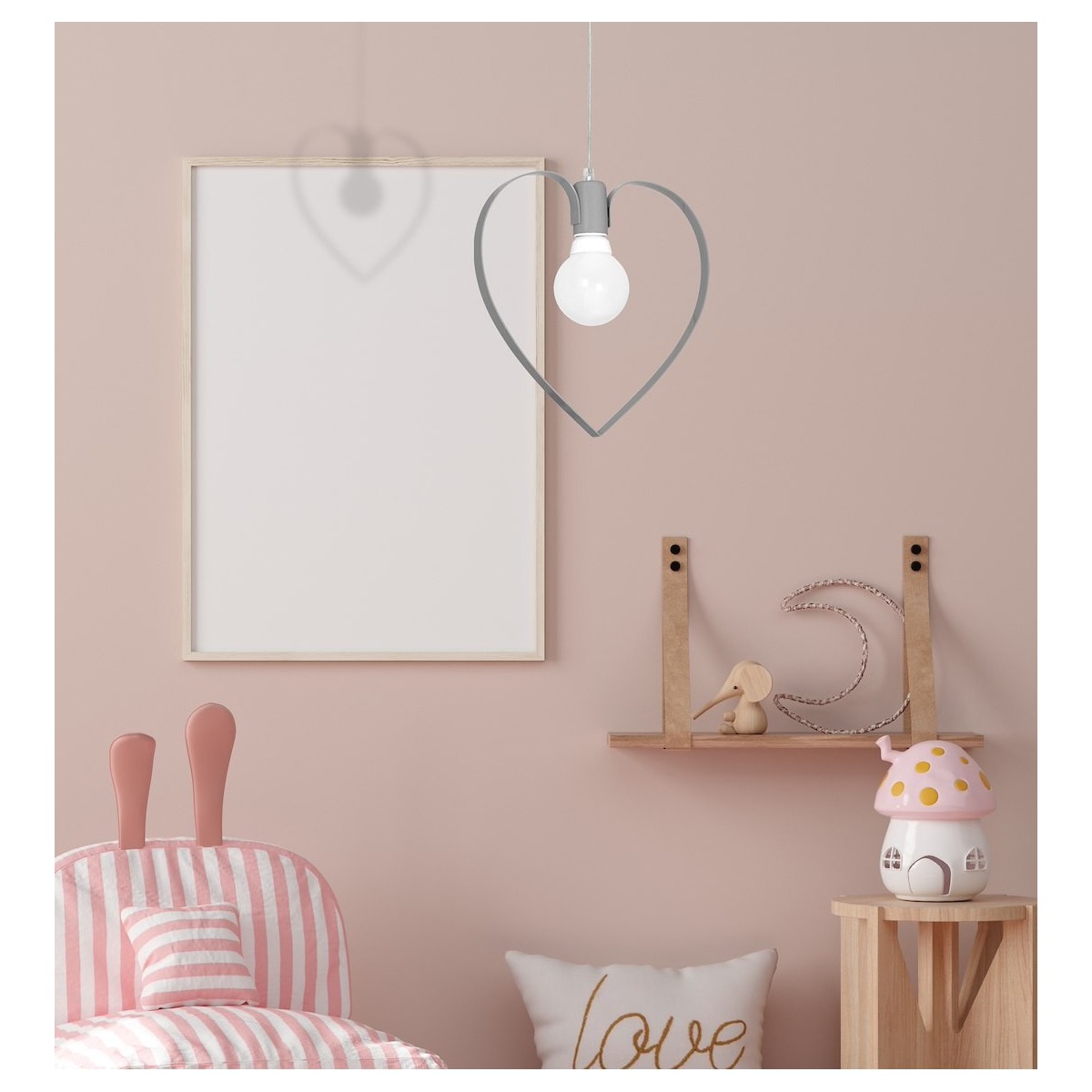 MiLagro MLP9822 lampa wisząca AMORE GREY premium oświetlenie