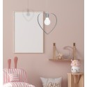 MiLagro Lampa wisząca AMORE GREY 1xE27 MLP9822