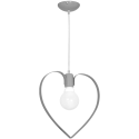 MiLagro Lampa wisząca AMORE GREY 1xE27 MLP9822