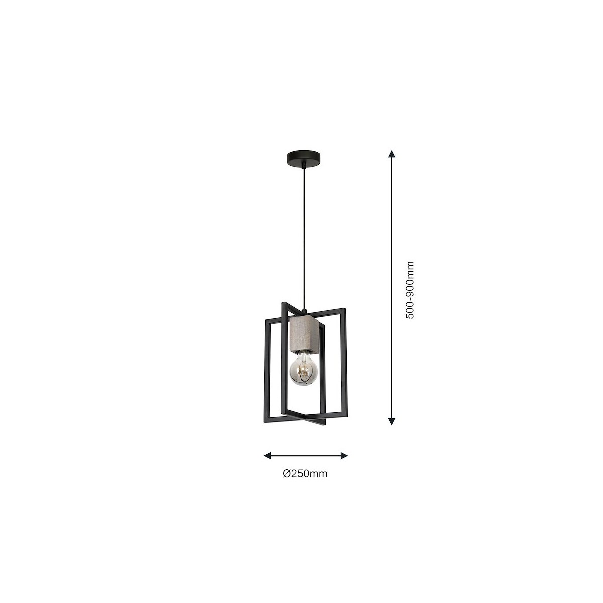 MiLagro MLP3710 lampa wisząca RALPH wyjątkowy element aranżacji