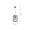 MiLagro MLP3710 lampa wisząca RALPH wyjątkowy element aranżacji