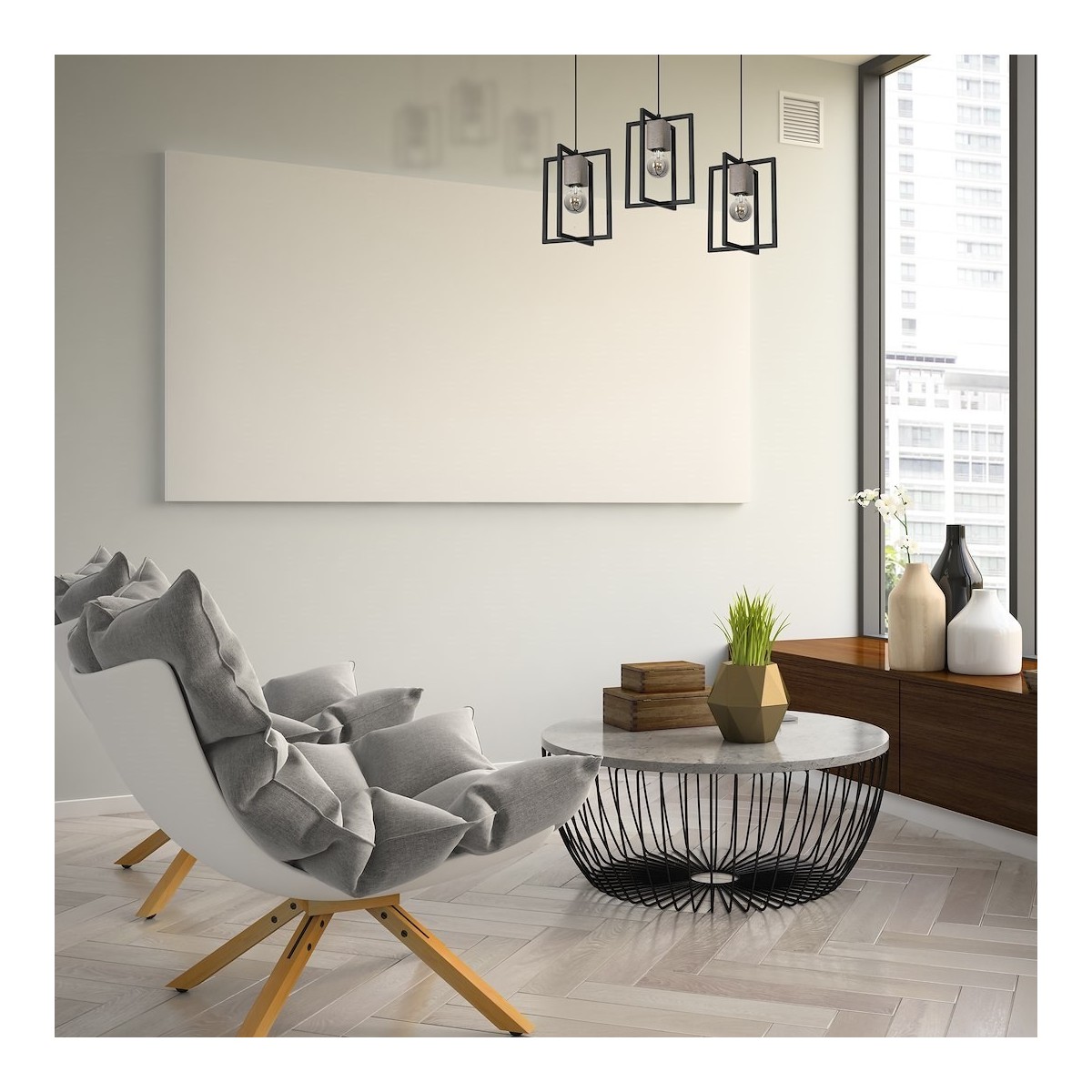 MiLagro MLP3712 lampa wisząca loft RALPH wyjątkowe oświetlenie